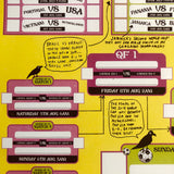 The Deptford Ravens - Women's World Cup 2023 wallchart