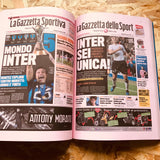 The legend of the great Inter in the pages of "La Gazzetta dello Sport"