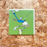 Goalkeeper Happy Birthday greetings card - DR07