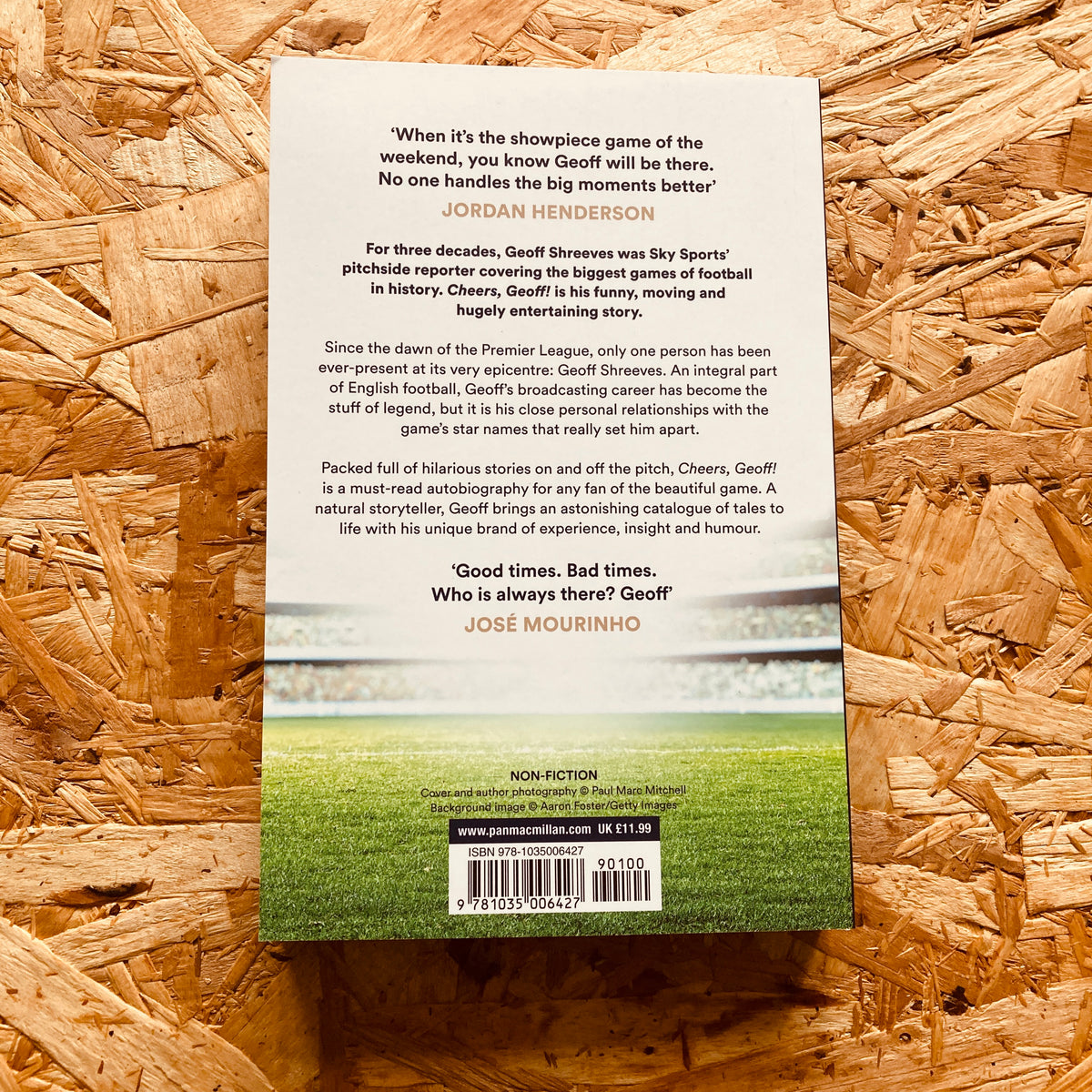 Cheers, Geoff!: Tales from the Touchline – Stanchion