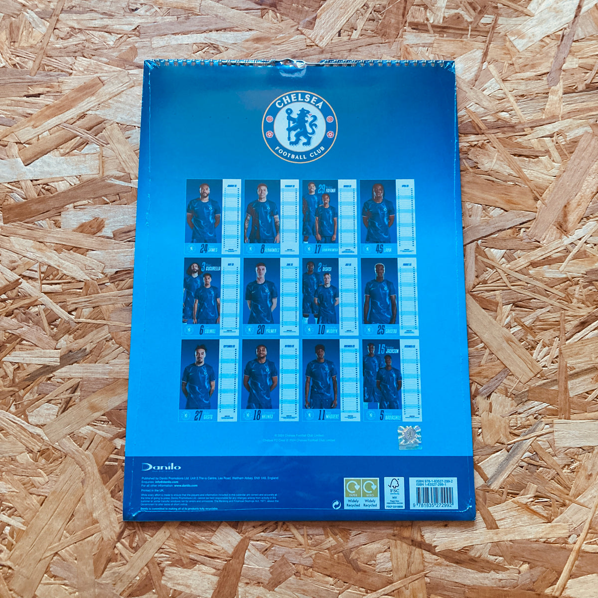 Chelsea FC 2025 A3 Calendar – Stanchion