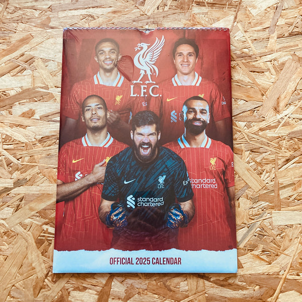 Liverpool FC 2025 A3 Calendar