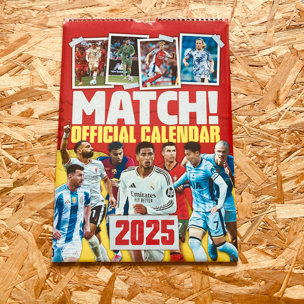 Official Match! Football Magazine 2025 A3 Calendar