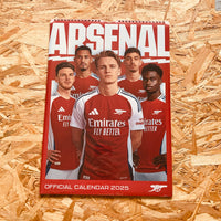 Arsenal FC 2025 A3 Calendar