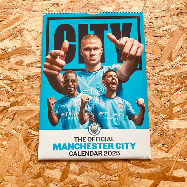 Manchester City FC 2025 A3 Calendar