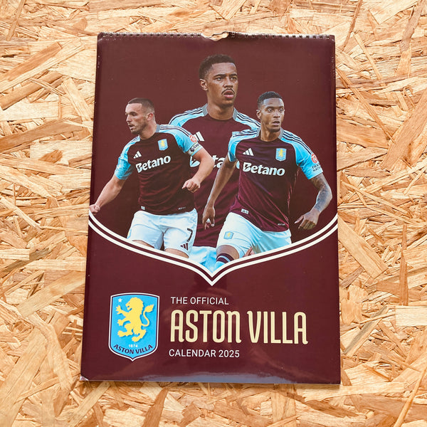 Aston Villa FC 2025 A3 Calendar