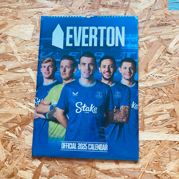 Everton FC 2025 A3 Calendar