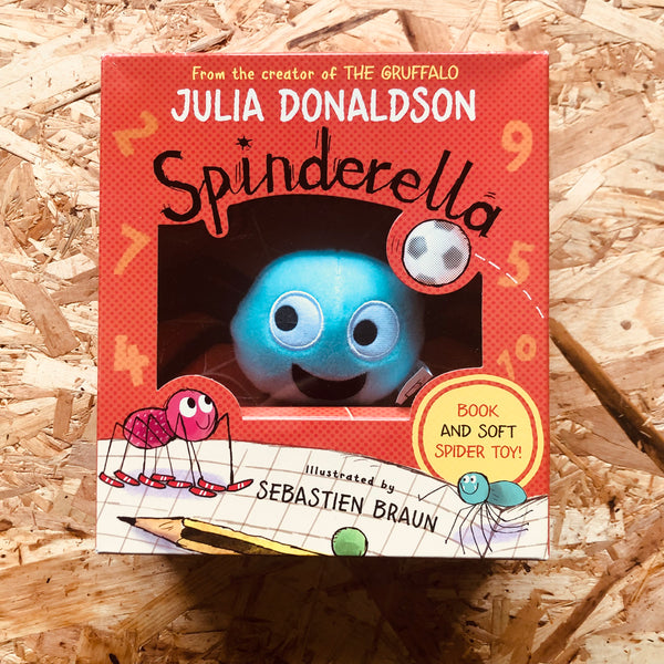 Spinderella Book & Plush Set