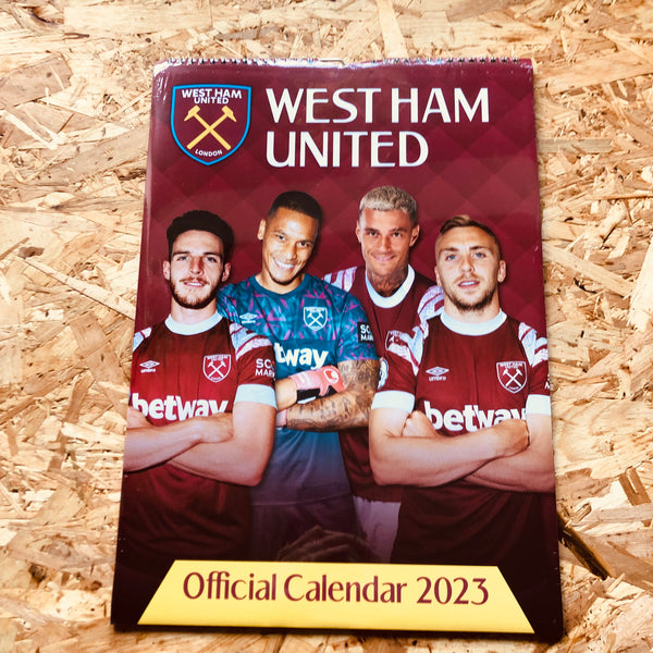 West Ham United 2023 A3 calendar