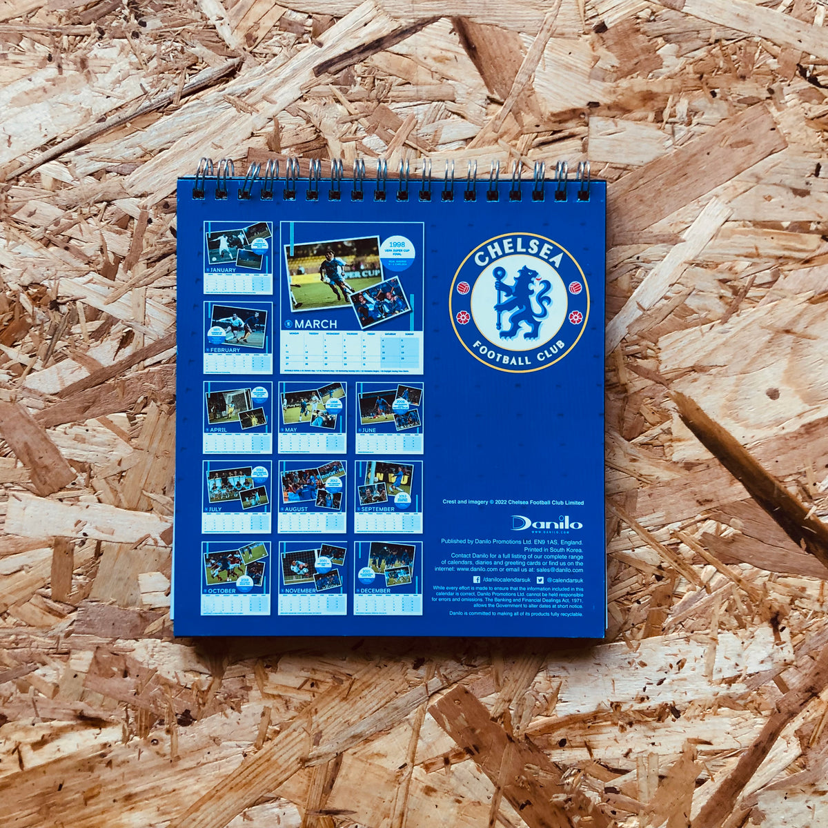 Chelsea FC 2023 Desk Calendar – Stanchion
