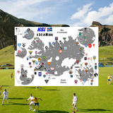 Football Maps poster: Iceland - **PREORDER**
