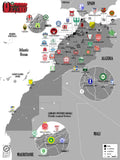 Football Maps poster: Morocco - **PREORDER**