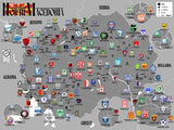 Football Maps poster: North Macedonia - **PREORDER**