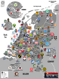 Football Maps poster: Netherlands - **PREORDER**